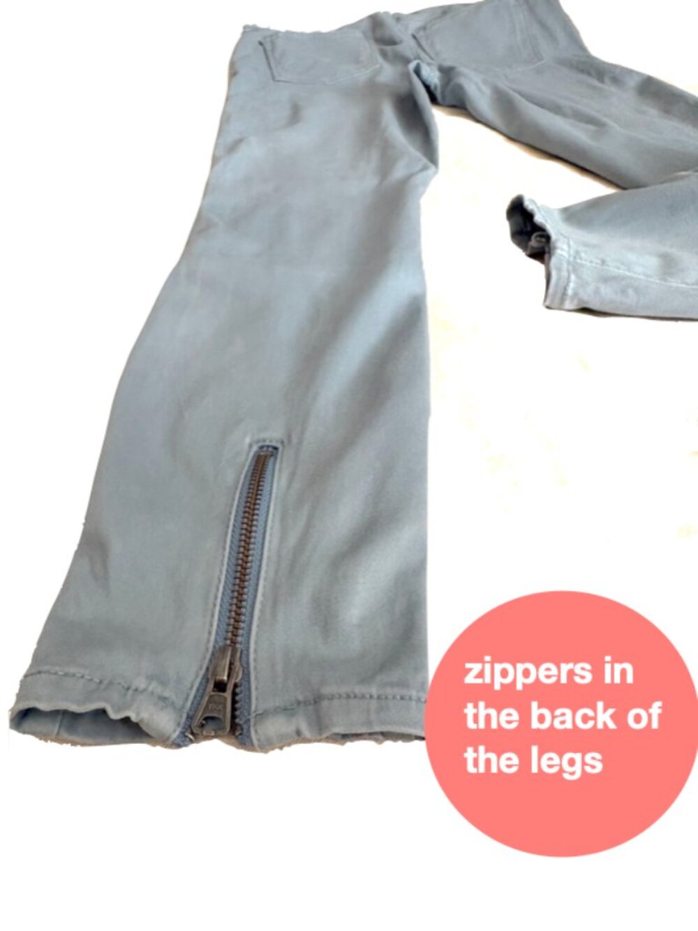 2/$29 Loft stretchable soft legging size 30 / 10 grey blue pants - Picture 6 of 7